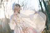Swan Lake ~Sweet Lolita Hime Sleeves OP Dress -out