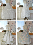 Doris Night Lolita ~Pure Cotton Tiered Skirt Luxury Lolita Petticoat -Pre-order Closed