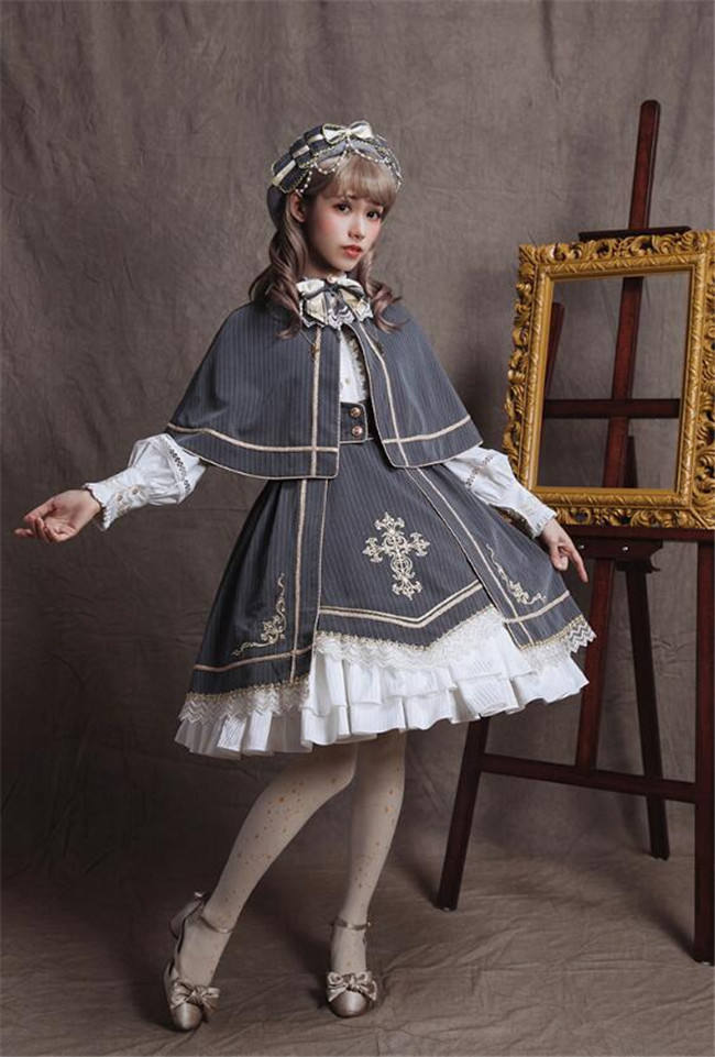 College of the Sacred Glory Cross~ Classic Lolita OP -Ready Made