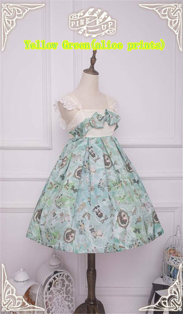 Weird Alice~ Lolita Printed JSK -Custom-tailor Pre-order  Closed