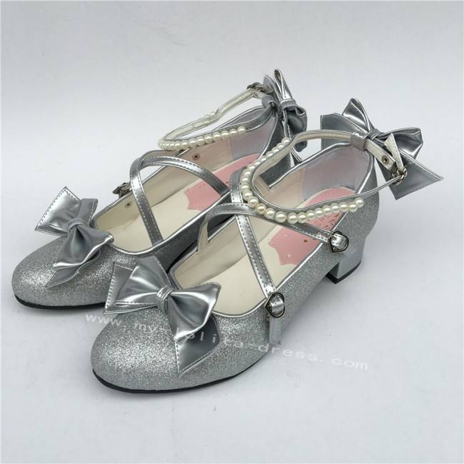 Antaina Tea Party Glitter Lolita Shoes