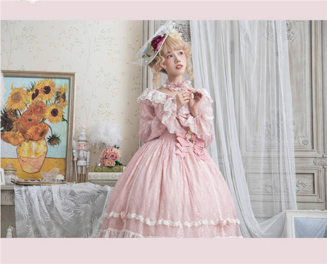 Dawn Maiden~ Vintage Classic Lolita OP Ready Made