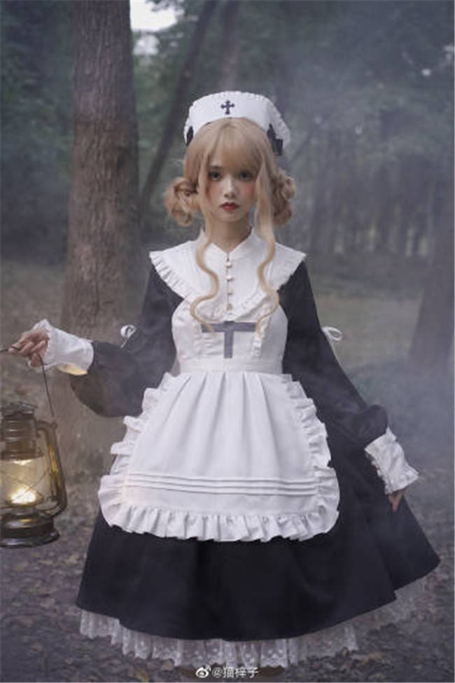Luna Planetarium ~Lighting Angel~ Long Sleeves Lolita OP -Ready Made