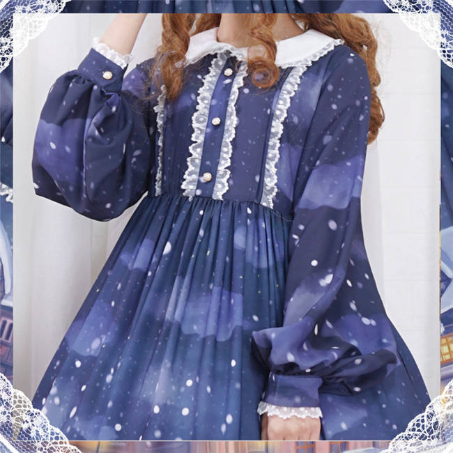 Warm House In Snow~ Sweet Lolita OP/JSK out