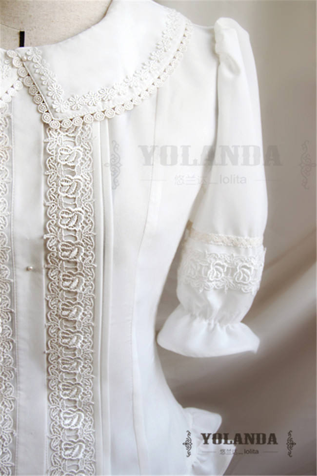 Sweet College Style Chffion Lolita Blouse