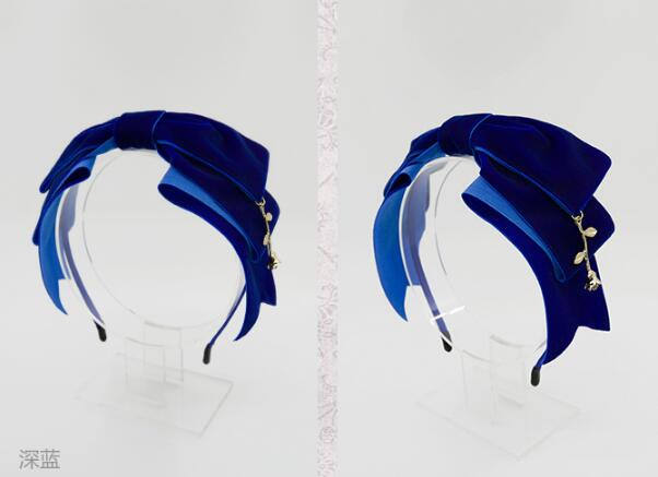 The Little Prince's Rose- Velvet Lolita Headbow -11 Colors