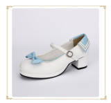 Angelic Imprint- Beautiful Sailor Style Single Belt Square Heels Lolita Shoes