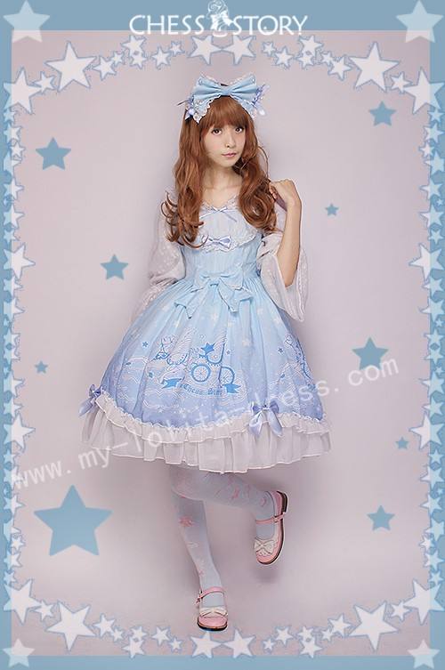 Chess Story ~Dreamy Starry Night~ Lolita Jumper Dress