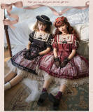 Honey Honey Lolita ~Antique Shop Lolita Short Sleeves OP Normal Version -Pre-order  Closed