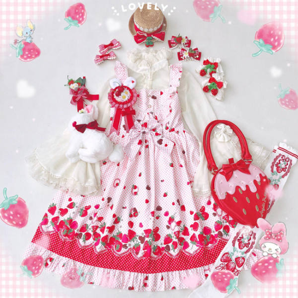 Strawberry Pie-Sweet and Fresh- Lolita JSK-OUT