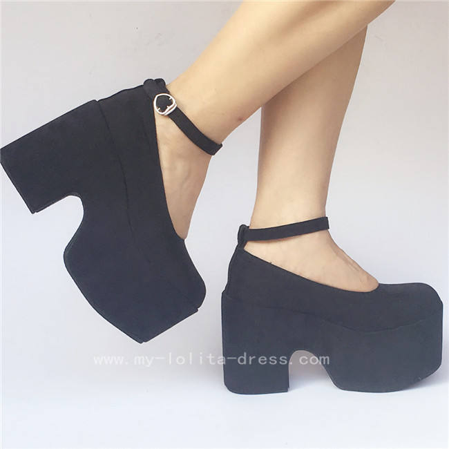 Lady's Sweet Cream White Lolita High Platform
