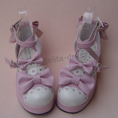 Sweet Two Colors Girls Lolita Sandals
