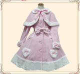 Sweet Single Breasted Winter Lolita Long Coat