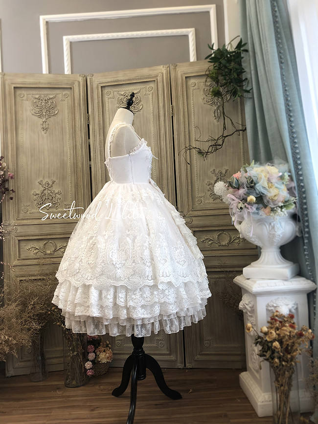 Secret Garden In Midsummer ~Elegant Lolita Bridal Dress -Ready MADE