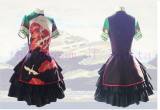 Dream of Lolita ~Longevous Pinetree and Crane~ Two-pieces Qi Lolita OP Dress -out