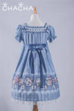Chacha~Sweet Lolita Short Sleeves OP Dress - Pre-order  Closed