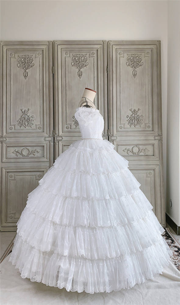 Moon Lover ~ Elegant Lolita OP Bridal Design -Pre-order