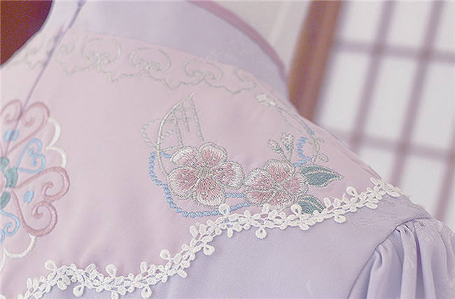 Hole Fairy Guide~ Qi Lolita OP Dress -Ready Made