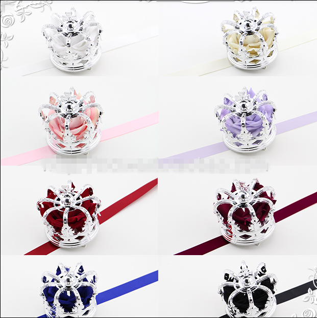 Sweet Dreamer Gold/Silver Rose Little Crown Lolita Headdress