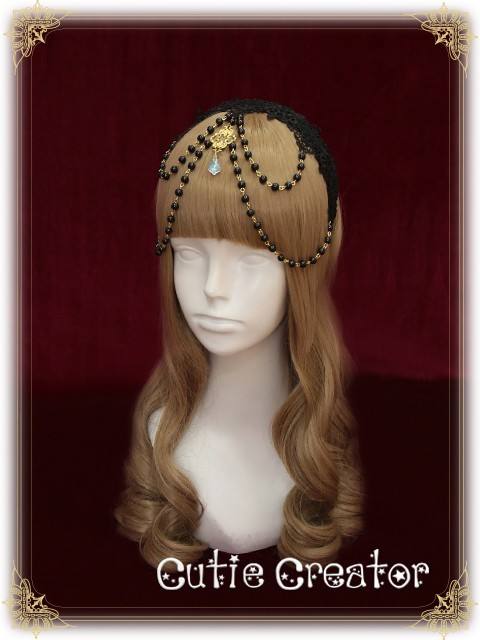 Sweet Dreamer Lace Beads Headbow and Veil Sets