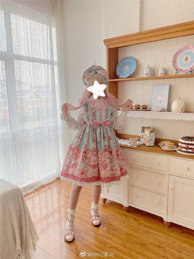 August Maiden ~Kittens & Berries Lolita Dresses -In Stock