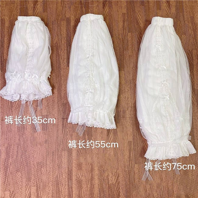 Summer Lace Chiffon Lolita Bloomer -Ready Made