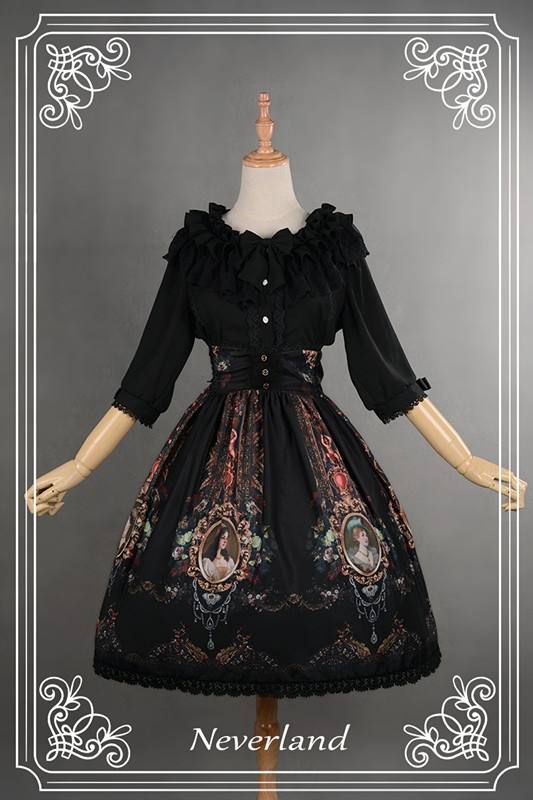Neverland Lolita ~Ode to Rococo~ Lolita Skirt