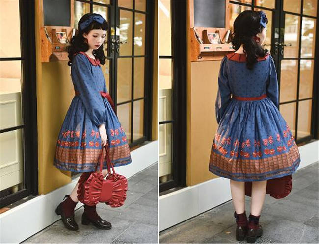 Cherry Chocolate~ Sweet Lolita OP/JSK -Pre-order Closed