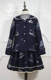 Out To Sea-~ Vintage Salior Style Winter Lolita Vest+Skirt +Coat -out