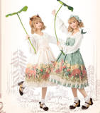Starry Night Lolita Sweet Green Lolita Skirt/Jumper