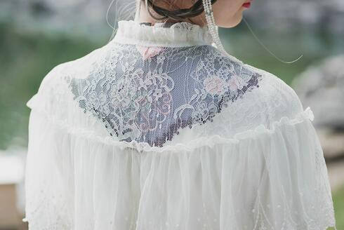 Hole Fairy Guide~ Qi Lace Lolita Bolero /Accessories-Ready Made
