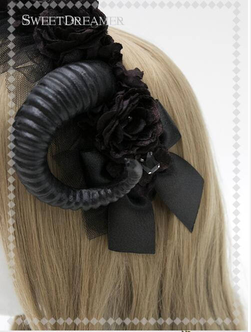 Cutie Creator -Evil Bridal~ Lolita Headband + Veil Set