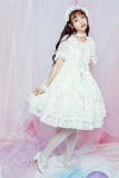 The Crescent Moon And The Sea~ Sweet Babydoll Style Lolita OP Dress Ready Made