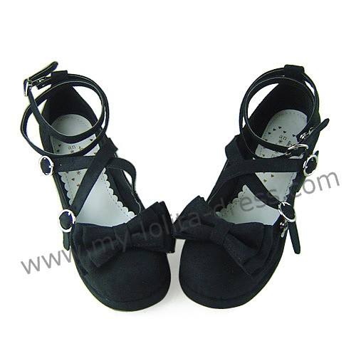 Dark Coffee Lolita Heels Footwear
