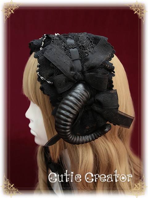 Cutie Creator -Evil Bridal~ Lolita Headband + Veil Set