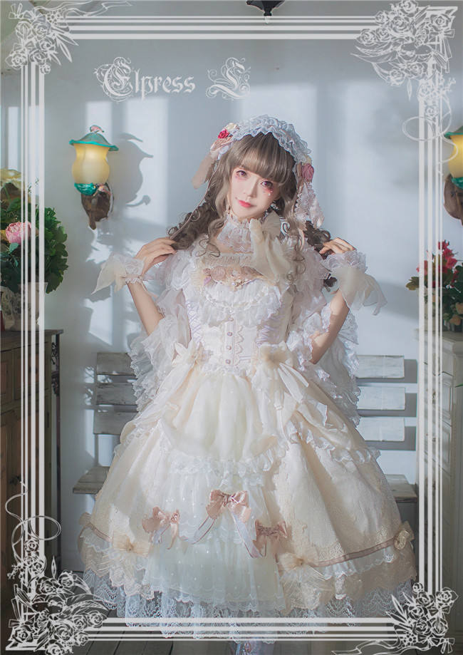 Elpress L ~Christmas D*Romance Ode~ Elegant Lolita JSK -Ready Made Purple M - In Stock