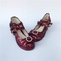 Sweet 3 Bows Lolita Heels Shoes