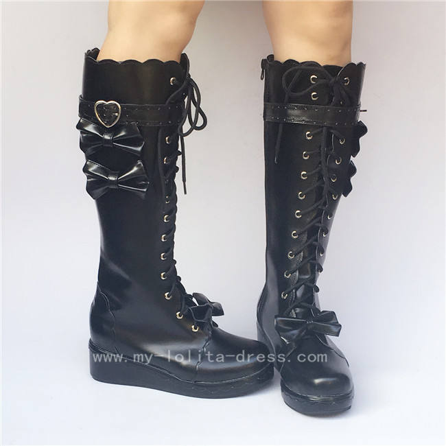 Sweet White Lolita Winter Boots