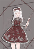 Requiem~ Dark Gothic Lolita JSK Dress -OUT