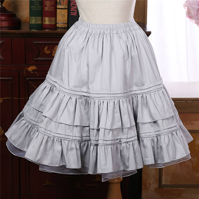 2017 Vintage Lolita Long Sleeves OP+Inner Skirt Set