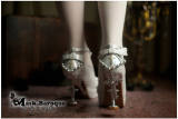Mask of Baroque ~ Cross Candlestick Lolita Heels Shoes -11 Colors Pre-order Closed