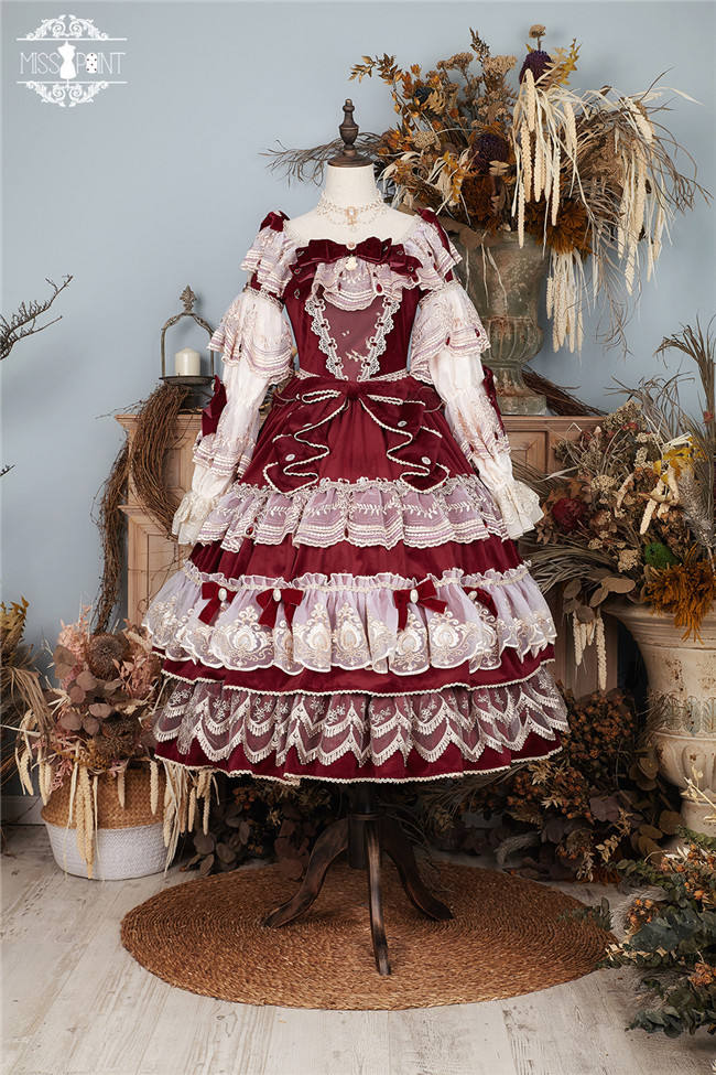 Miss Point ~Masked Ball Luxury Details Lolita OP Fullset