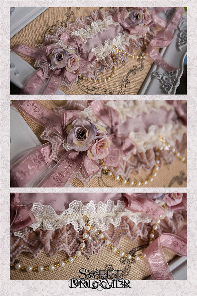 Cutie Creator ~Little Dorrit~ Lace Bow Beadchain Lolita Headband