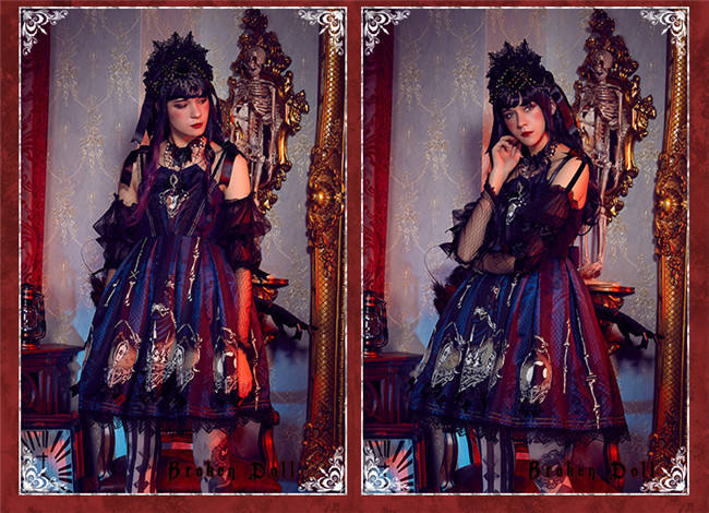 Mirror Mirror~ Gothic Lolita OP/JSK Dress -Pre-order Closed