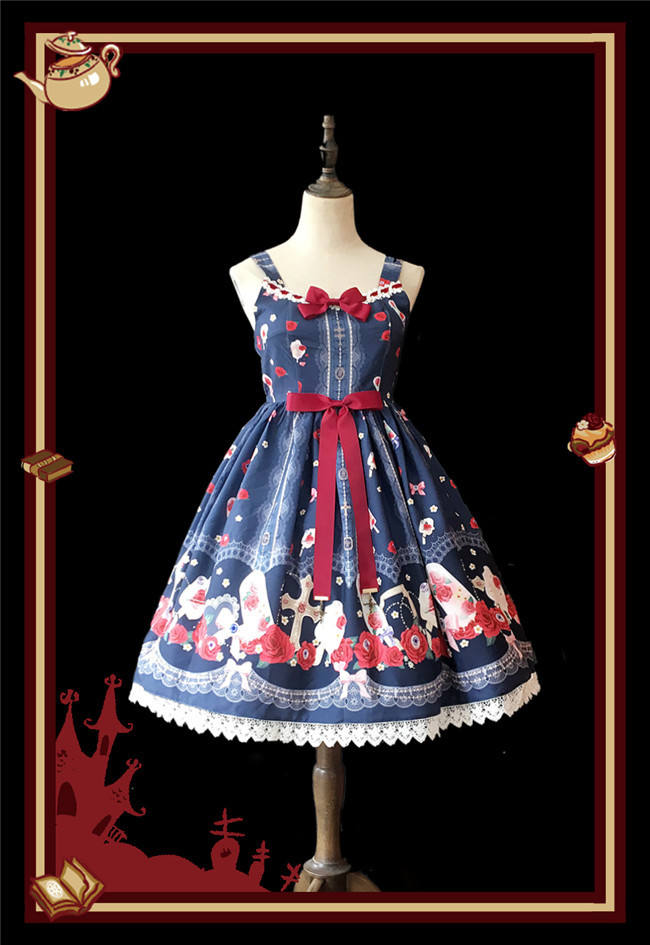 Cross Rose Popsicle~ Sweet Lolita JSK -OUT