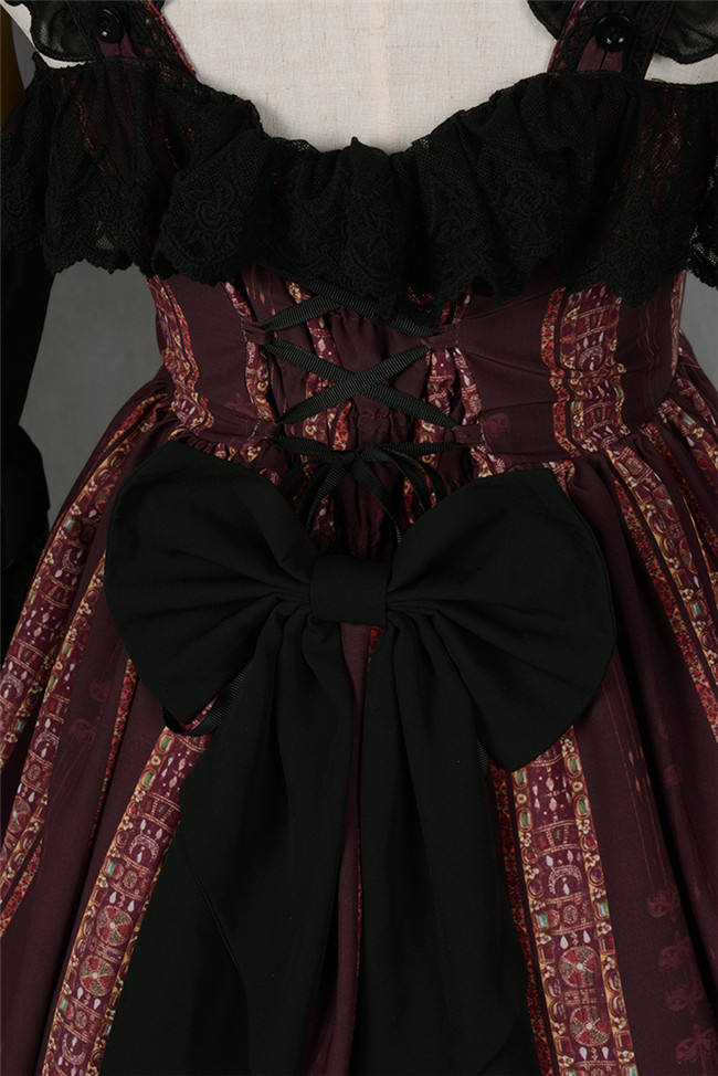 Byzantium~ Elegant Lolita JSK Dress with Front Open Design