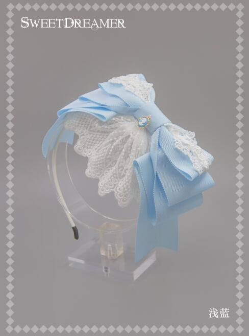 Cutie Creator  - Maiden's Prayer- Bow Lace Lolita Headbow