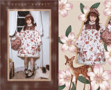 Berries Deer~ Sweet Lolita OP/JSK -Pre-order Closed