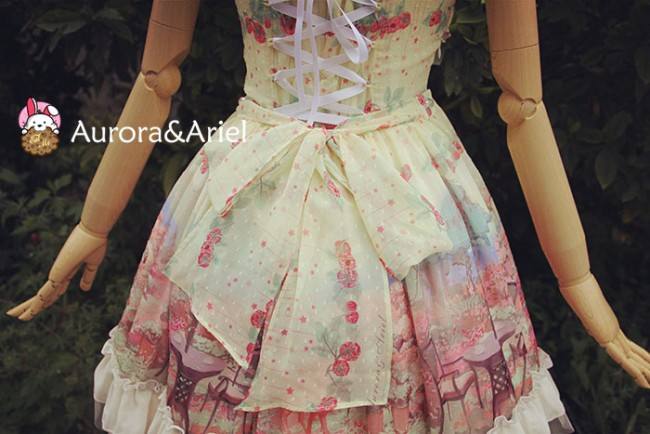 Aurora & Ariel Garden of Jam Chiffon JSK Size M - In Stock