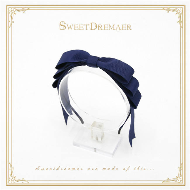 Sweet Dreamer~Diana~ Three Layer Bowknots Lolita Headbow